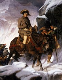 Napoleon crossing the Alps