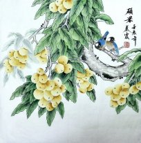 Fruits&Bird - Chinese Painting