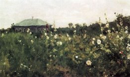 Hollyhocks In The Saratov Region 1889