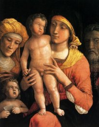 The holy family with saints Elizabeth and the infant John the Ba