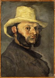 Gustave Boyer In A Straw Hat