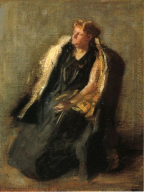 Portret van mevrouw Hubbard (schets)