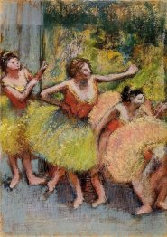 dancers in green and yellow