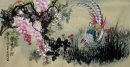 Faisan et fleurs - peinture chinoise