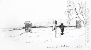 Winter Landscape Cemetery
