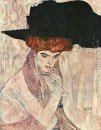 Le Feather Black Hat 1910