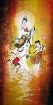 Guanshiyin, Guanyin - Chinesische Malerei