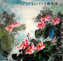 Lotus-Summer - Lukisan Cina