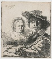 Self Portrait With Saskia 1636