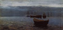 Auf Wolga Evening Falls 1888