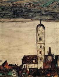 church in stein on the danube 1913