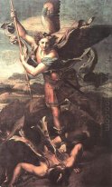 St Michael väldigande Demonen 1518