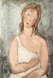 girl in the shirt red haired girl 1918