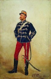 A Young Man In Military Uniform 1873