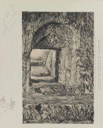 The Round Stone Seen From The Interior 1889