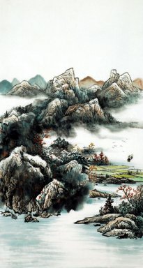 Montaña y agua - la pintura china