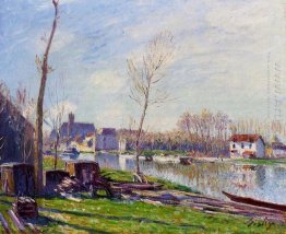 construction site at matrat moret sur loing 1888