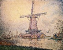 Dutch Mill At Edam