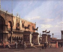 capriccio the horses of san marco in the piazzetta 1743