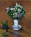 Still Life Dengan A Vase Of Lilacs