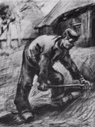 Peasant Chopping 1885