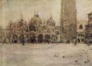 Plaza San Marcos en Venecia 1887