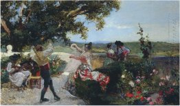 Valencian Dance In An Orange Grove 1898