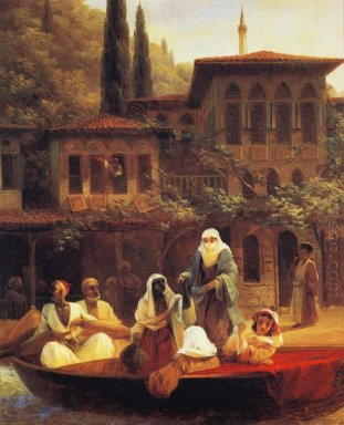 Boat Ride By Kumkapi A Costantinopoli 1846