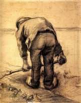 Peasant Lifting Beet 1885