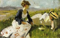 Two Women On The Hillside 1906