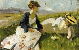 Two Women On The Hillside 1906