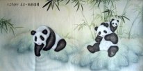 Panda & Bamboo - Chinesische Malerei