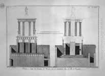 Plan Of The Tomb Of Mamia And Outbuildings In Pompeii