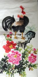 Chicken&Peony - Chinese Painting