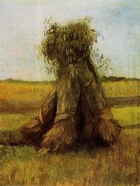 Sheaves Of Wheat In A Field 1885