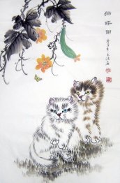 Cat - Chinese Painting