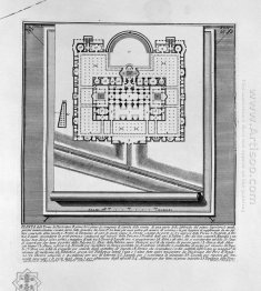 The Roman Antiquities T 1 Plate Xlii Plan Of The Baths Of Diocle