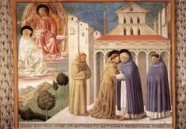 Vision Of St Dominic And Meeting Of St Francis And St Dominic