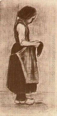 Peasant Girl Standing 1881