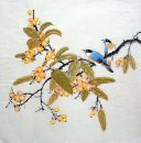 Fruit & Bird - Peinture chinoise