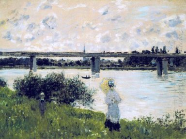 The Promenade Dari The Bridge Of Argenteuil