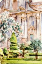 Palace And Gardens Spain 1912