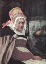 Head of old woman from Antwerp