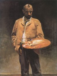 Self-portrait with palette