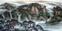 Wasserfall - Chinesische Malerei