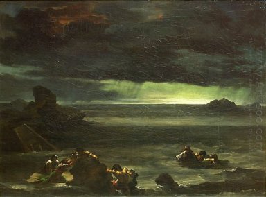 Escena del diluvio