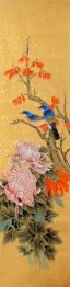 Birds-Flor - Pintura Chinesa