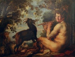 Satyr Playing Flute