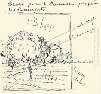 Orchard E Casa Com Telhado Laranja 1888 1