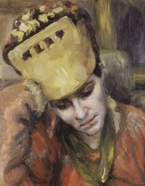 Portrait Of Young Woman With Kokoshnik 1892